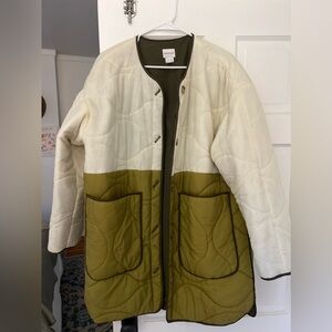 Find Me Now Green & White Jacket